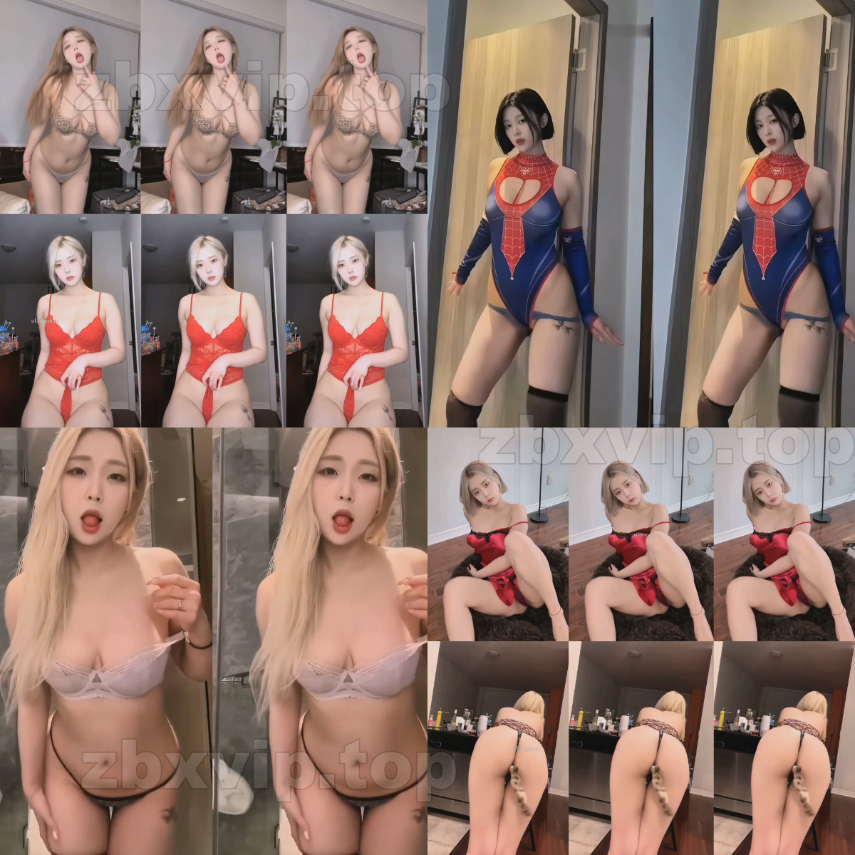 【抖音主播】多肉小野猫 付费群定制（18V）