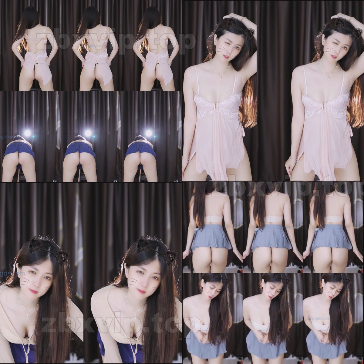 【CC主播】妍菲吃饱饱 付费群定制（2V）